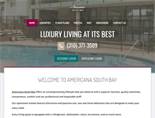 Tablet Screenshot of americanasouthbay.com